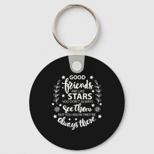 Llavero Los buenos amigos son como las estrellas