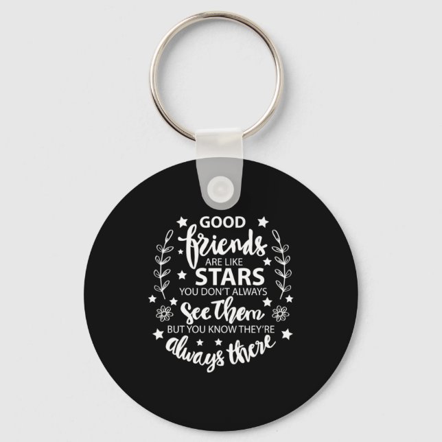 Llavero Los buenos amigos son como las estrellas (Anverso)