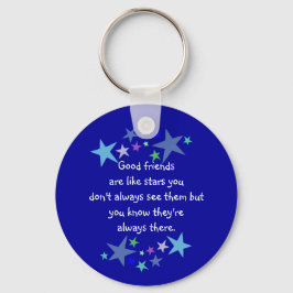 Llavero Los buenos amigos son como las estrellas Personali