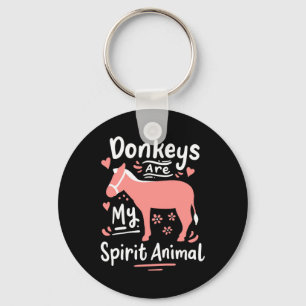 Llavero Los burros son mi animal espiritual