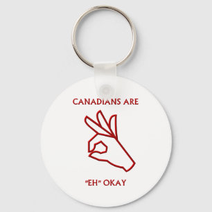 Llavero Los "canadienses son "eh" aceptables "