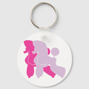 Llavero Los caniches rosados