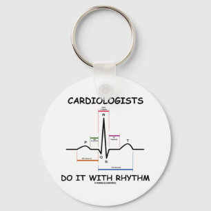 Llavero Los cardiólogos lo hacen con ritmo (ECG/EKG)
