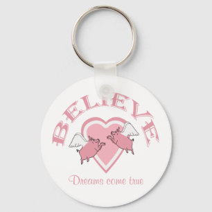 Llavero Los cerdos del vuelo creen