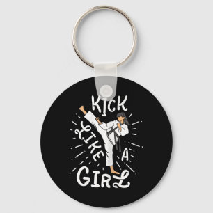 Llavero Los Chicas De Karate Son Como Un Taekwondo De Kick