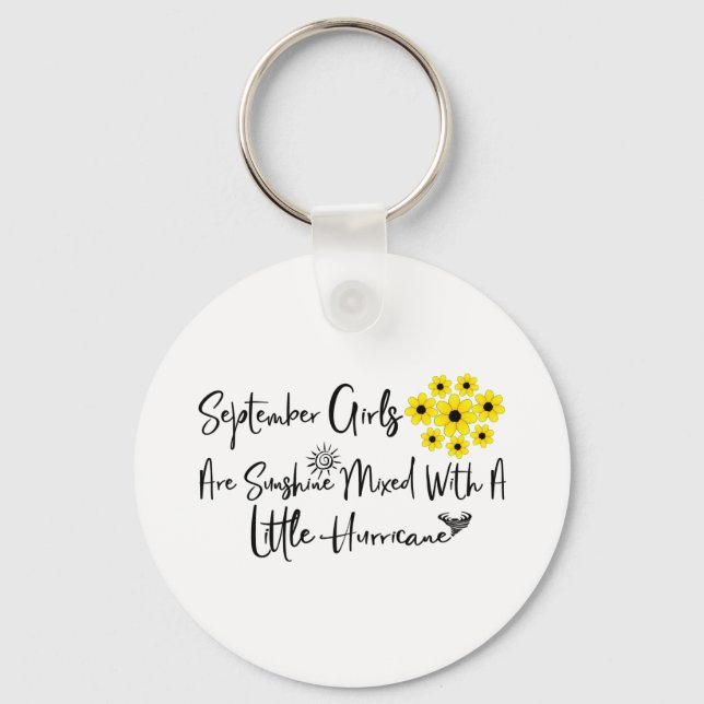 Llavero Los Chicas De Septiembre Se Mezclan Con Un Poco (Anverso)