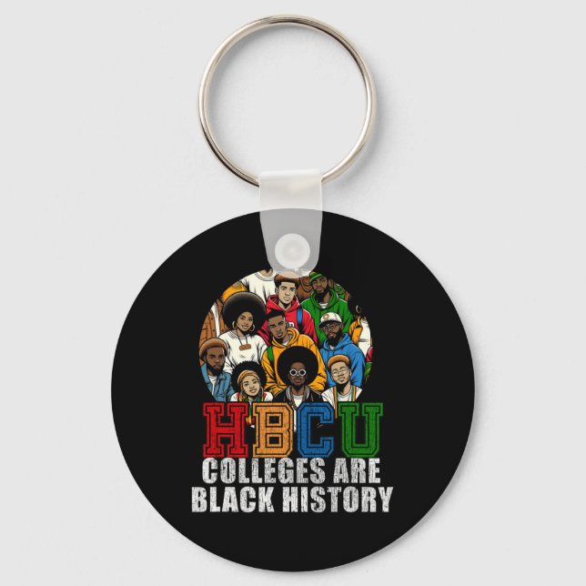 Llavero Los Colegios Hbcu son Mes de Historia Negra (Anverso)