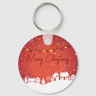 Llavero Los copos de nieve cubrieron las casas de los Navi