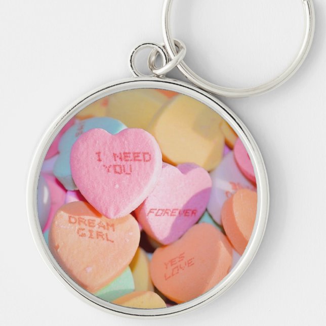 LLAVERO LOS CORAZONES CANDIOSOS DE VALENTINE (Frente)