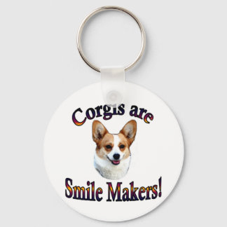 Llavero Los corgis sonríen