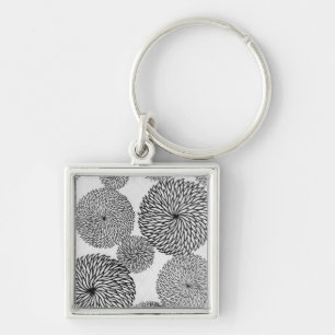 Llavero Los crisantemos de la escuela japonesa