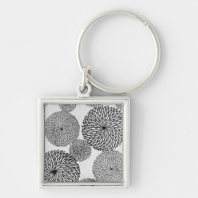 Llavero Los crisantemos de la escuela japonesa (Frente)