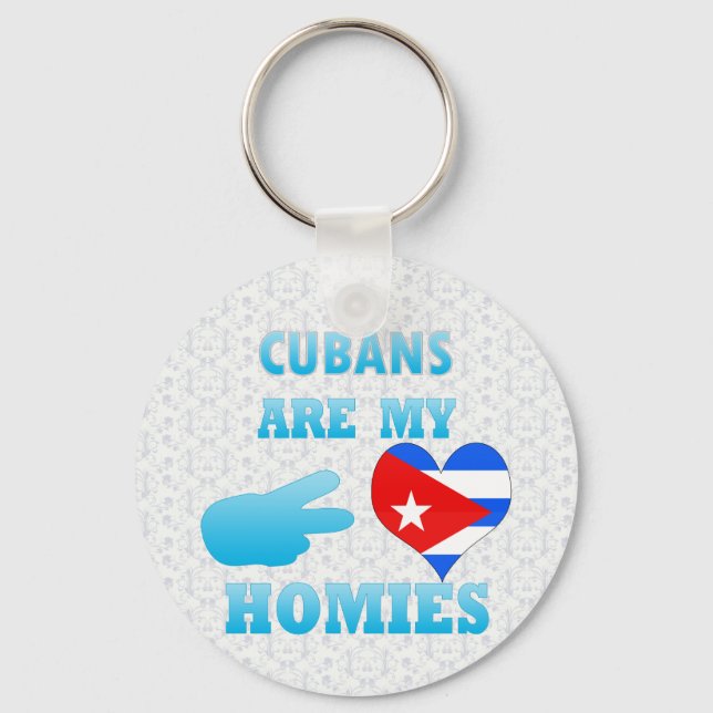 Llavero Los cubanos son mis hogares (Anverso)