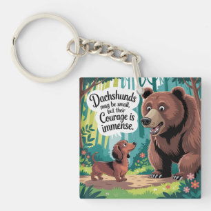 Llavero Los Dachshunds Pueden Ser Pequeños