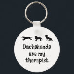 Llavero Los Dachshunds son mi Terapeuta Dachshund Lindo<br><div class="desc">Los Dachshunds son mi Terapeuta Dachshund Lindo  Cita</div>