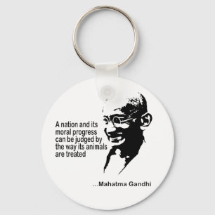 Llavero Los derechos de los animales de Mahatma Gandhi