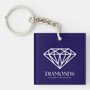 Llavero Los Diamantes Se Hacen Bajo Presión Inspiración Ci