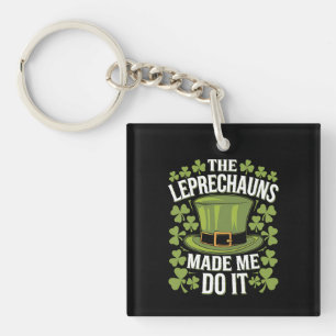 Llavero Los duendes me hicieron hacerlo día de San Patrici