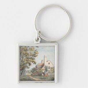 Llavero Los encargados contienen en el parque de Richmond,