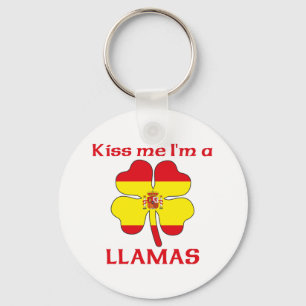 Llavero Los españoles personalizados me besan que soy
