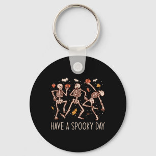 Llavero Los Esqueletos Bailarines De Halloween Tienen Un D