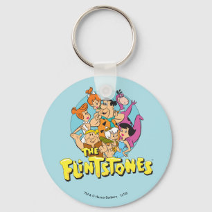 Llavero Los Flintstones y el gráfico de la familia de los