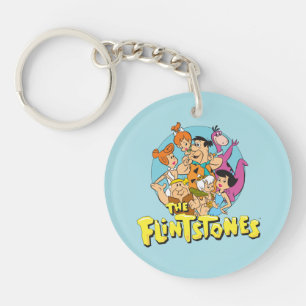 Llavero Los Flintstones y el gráfico de la familia de los