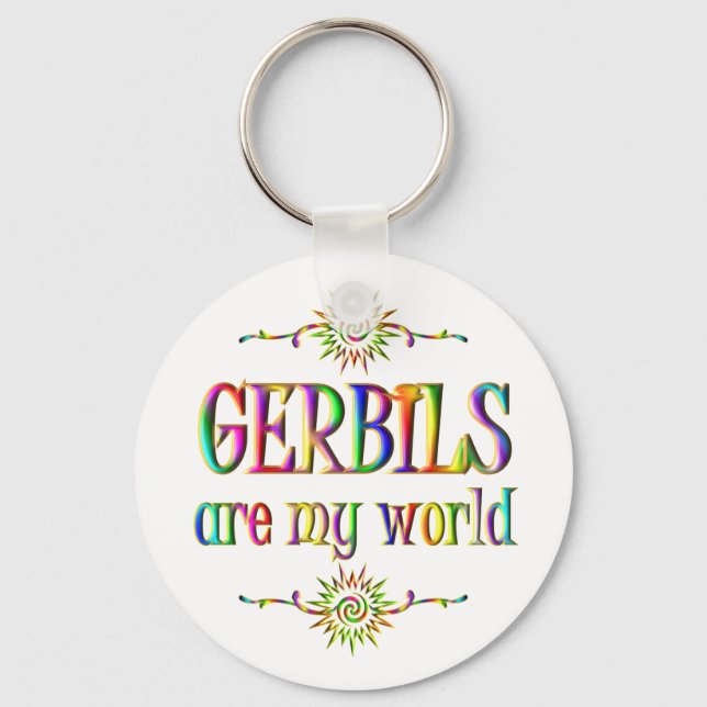 Llavero Los GERBILS son mi mundo (Anverso)
