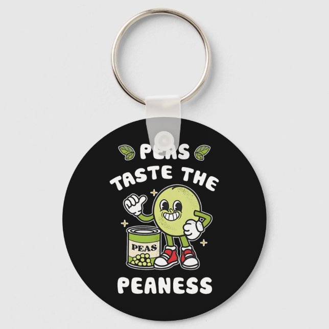 Llavero Los Guisantes Gustan Del Peaness Peas Beans Rude C (Anverso)