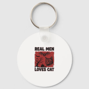 Llavero Los hombres de verdad aman la camiseta vintage de 