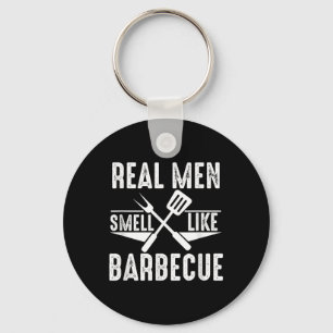 Llavero Los Hombres De Verdad Huelen Como La Barbacoa Grac