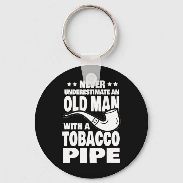 Llavero Los hombres nunca subestiman a un anciano con taba (Anverso)