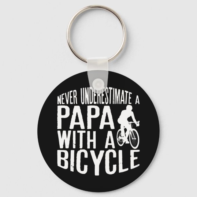 Llavero Los Hombres Nunca Subestiman A Un Papa Con Un Coch (Anverso)