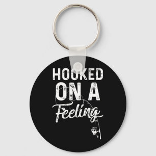 Llavero Los Hombres Se Enganchan Con Una Sensación De Pesc