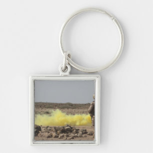 Llavero Los infantes de marina proporcionan seguridad