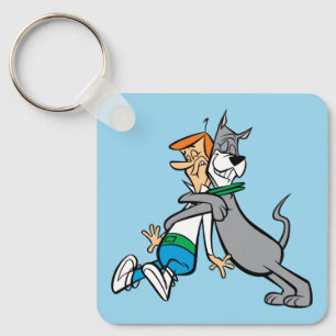 Llavero Los Jetsons   George y Astro Hug