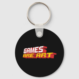 Llavero Los juegos son arte