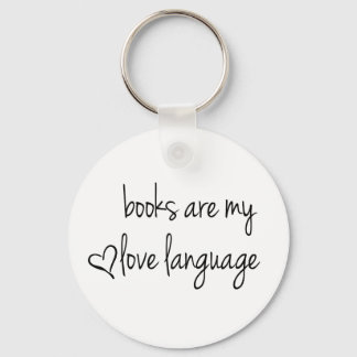 Llavero Los libros son mi lenguaje de amor