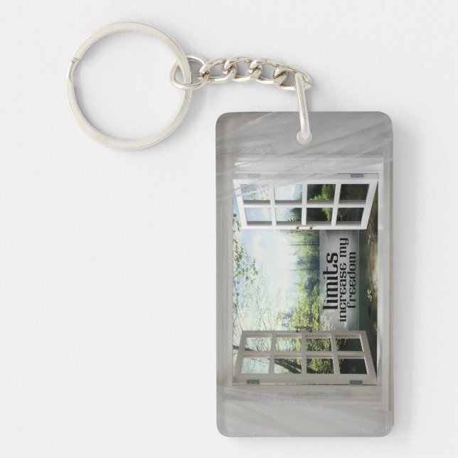 Llavero Los límites aumentan mi libertad -Motivación Afirm (Frente)