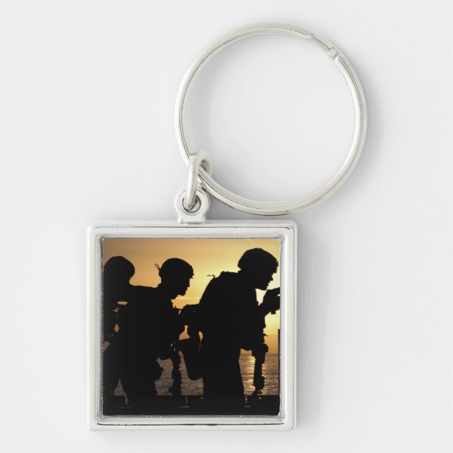 Llavero Los marines disparan pistolas de 9 mm (Frente)