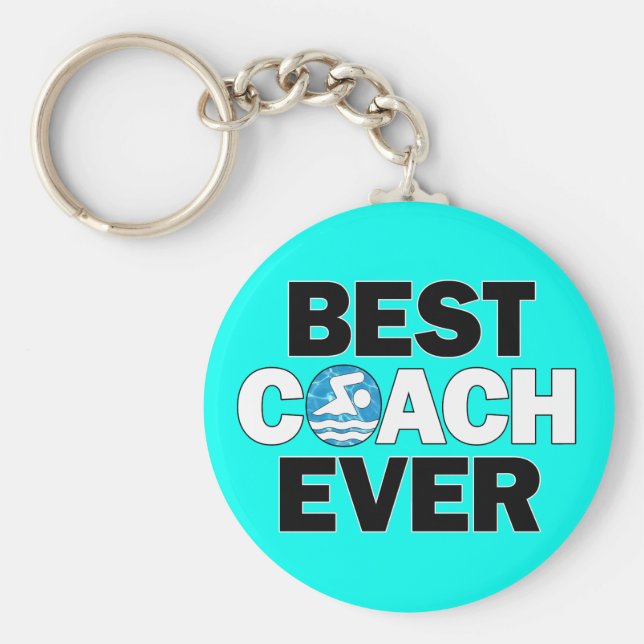 Llavero Los mejores entrenadores de natación del equipo (Frente)