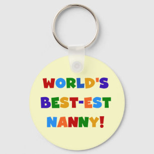 Llavero Los mejores regalos de nana del mundo para los col