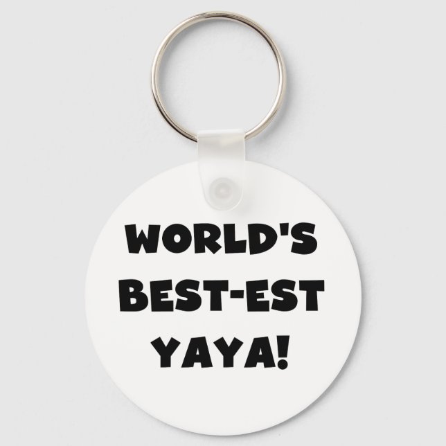 Llavero Los mejores regalos de yaya del mundo del texto ne (Anverso)