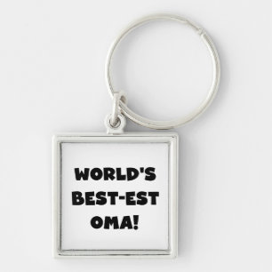 Llavero Los mejores regalos Oma Black o White del mundo