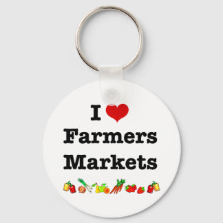 Llavero Los mercados de los agricultores del corazón