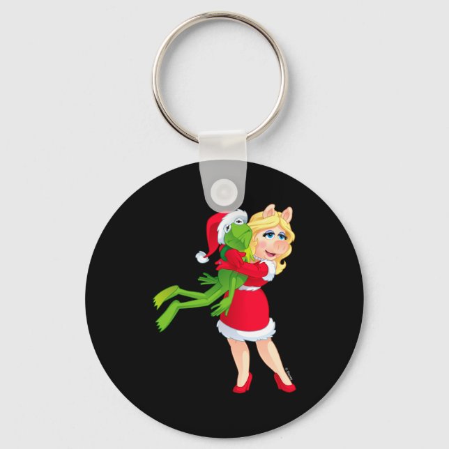 Llavero Los Muppets Kermit Miss Ggy Navidad  (Anverso)