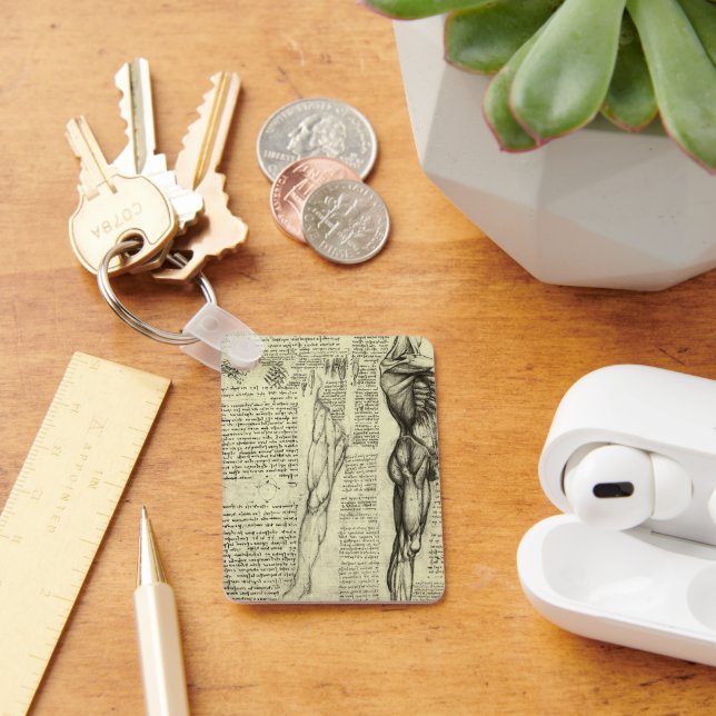 Llavero Los músculos masculinos de la anatomía humana de L (Escritorio )