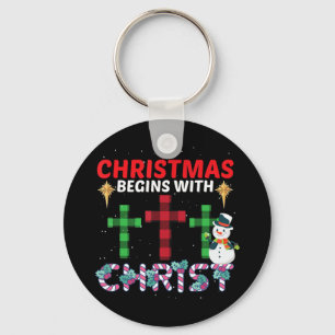 Llavero Los navidades comienzan con Cristo Nieto Rel crist