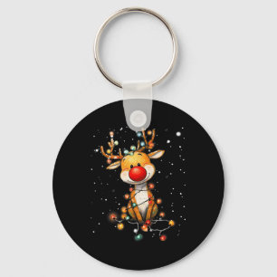 Llavero Los Navidades de renos de Rudolph Red Nose Santa C