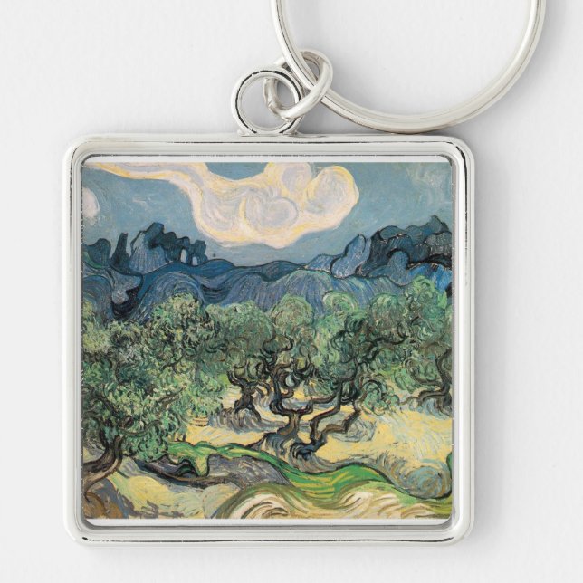 Llavero los olivos, 1889, Vincent van Gogh (Frente)